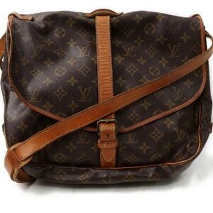 Louis Vuitton Brown Monogram Satchel